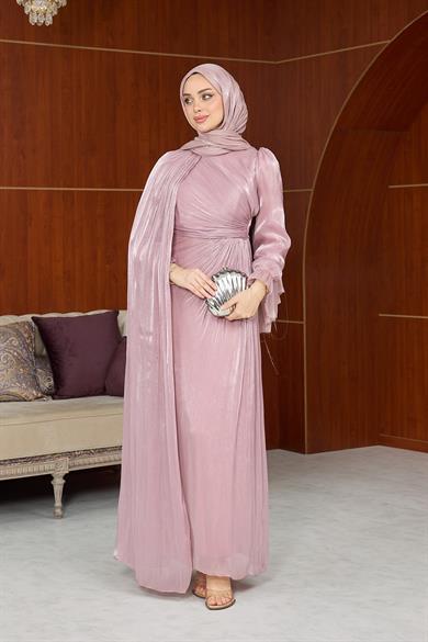 Melisa Pelerinli Abiye - Gül