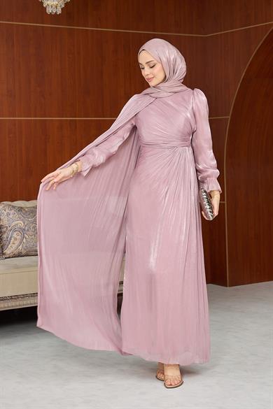 Melisa Pelerinli Abiye - Gül