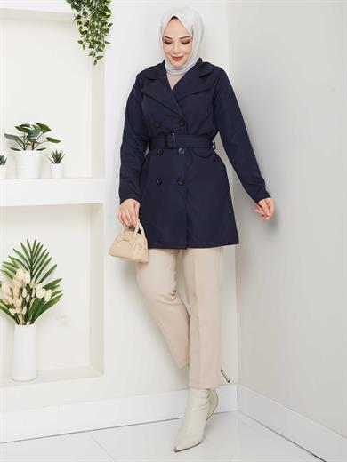Melisa Trençkot - Lacivert