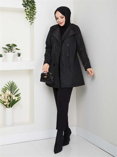 Melisa Trençkot - Siyah