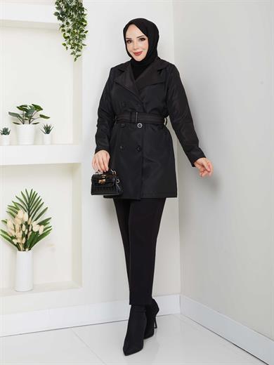 Melisa Trençkot - Siyah