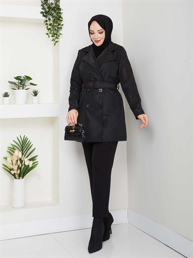 Melisa Trençkot - Siyah