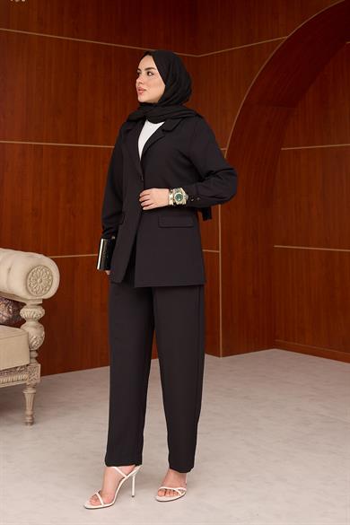 Merina Pantolon Takım - Siyah