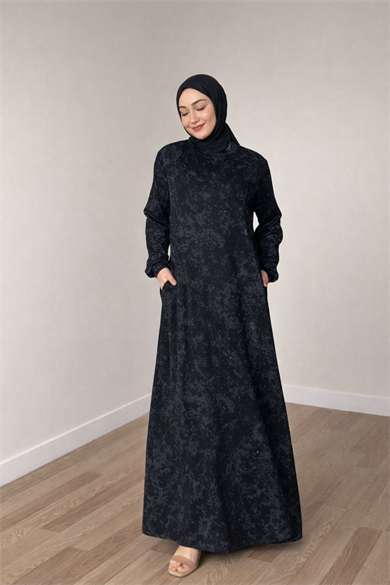 Meryem Desen Elbise - Siyah