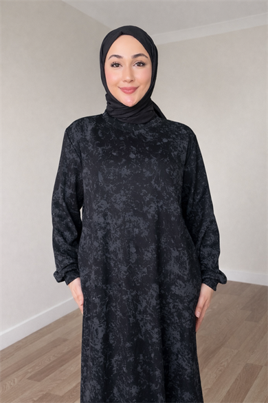 Meryem Desen Elbise - Siyah