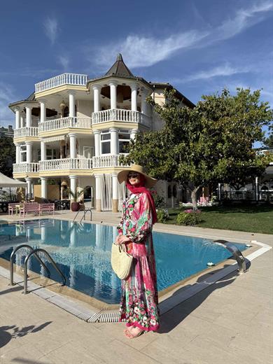 Minel Elbise - Fuşya