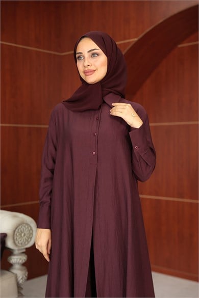Mirza Pantolonlu İkili Takım - Bordo