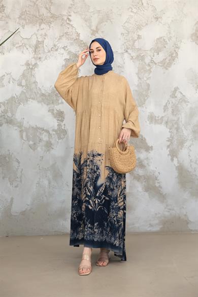 Nare Elbise - Lacivert