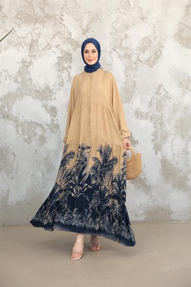 Nare Elbise - Lacivert