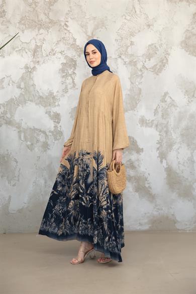 Nare Elbise - Lacivert