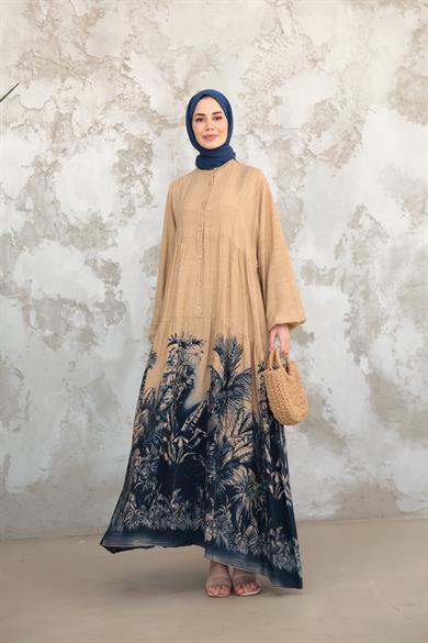 Nare Elbise - Lacivert