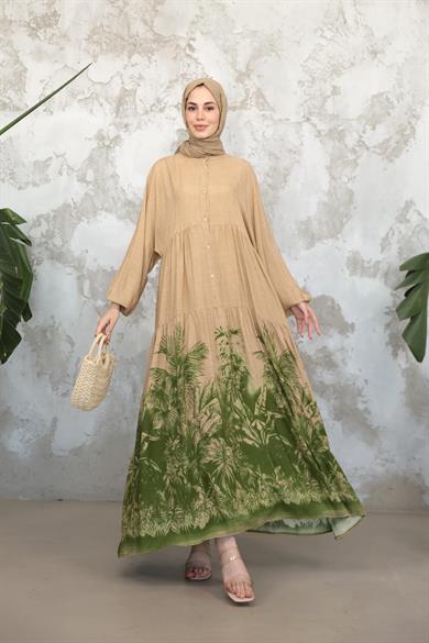 Nare Elbise - Yeşil