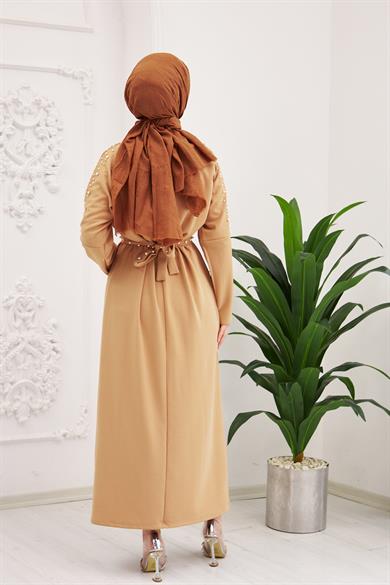 Nazlı Dress - Beige