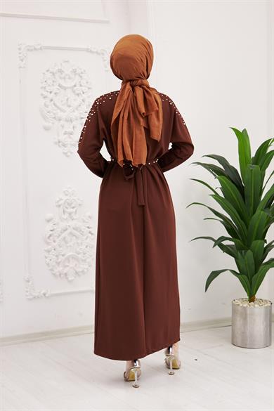 Nazlı Dress - Brown
