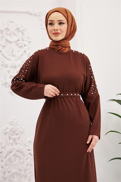Nazlı Dress - Brown