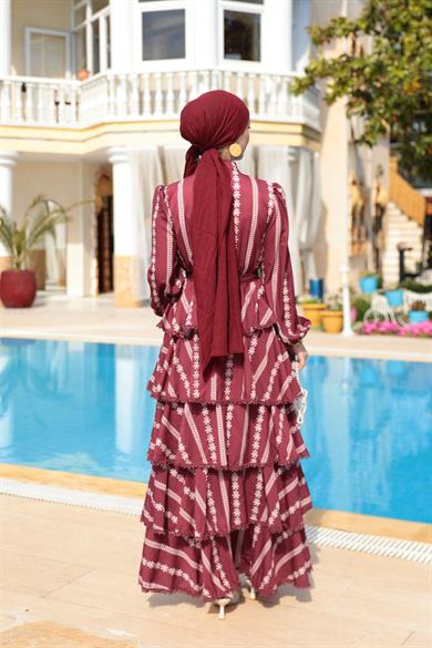 Nilay Elbise - Bordo