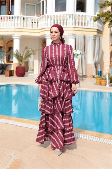 Nilay Elbise - Bordo