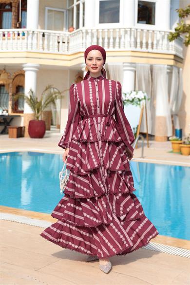 Nilay Elbise - Bordo