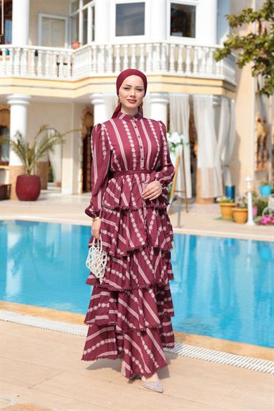 Nilay Elbise - Bordo