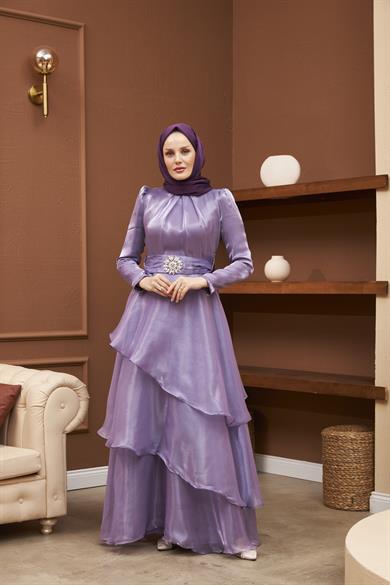 Nilsu Evening Dress - Lilac