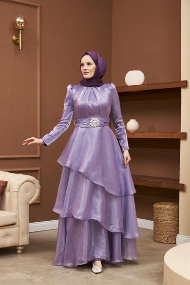 Nilsu Evening Dress - Lilac