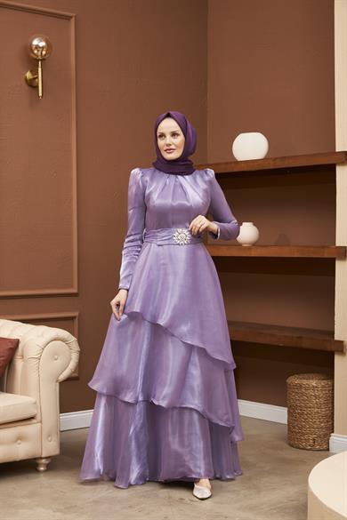 Nilsu Evening Dress - Lilac
