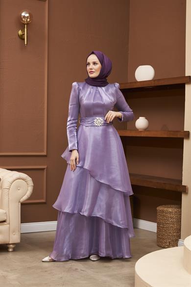 Nilsu Evening Dress - Lilac
