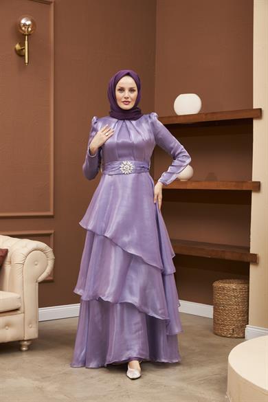 Nilsu Evening Dress - Lilac