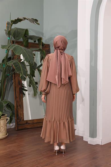Nisa Evening Dress - Copper