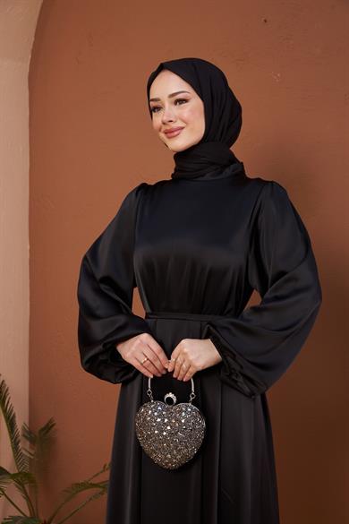 Nisan Evening Dress - Black