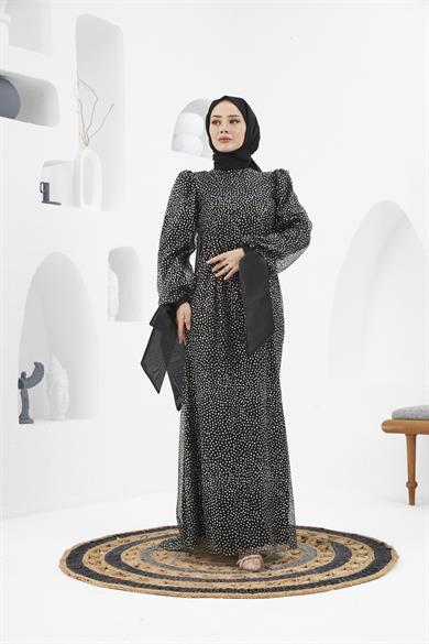 Nurgül Evening Dress - Black