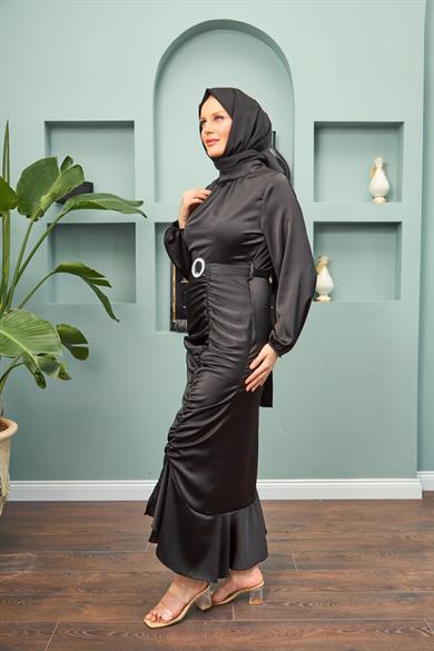 Nurşah Evening Dress - Black