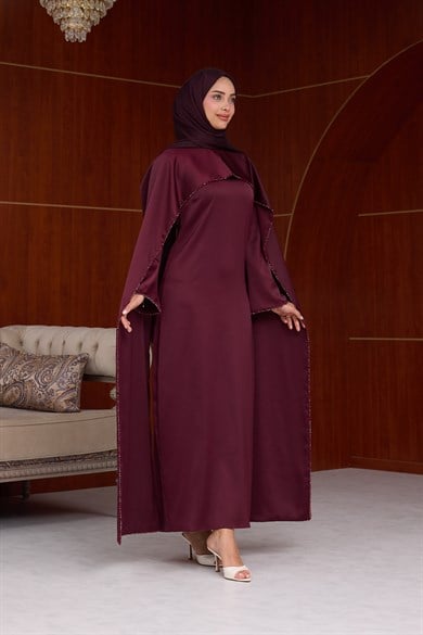 Nursema Tasarım Abiye - Bordo