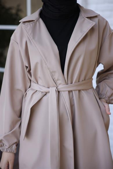Oversize Trench Coat - Beige