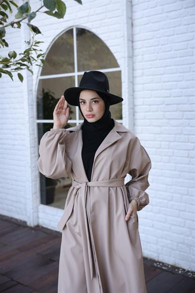 Oversize Trench Coat - Beige