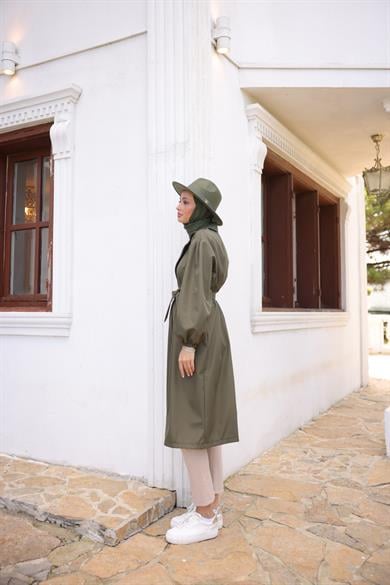 Oversize Trench Coat - Khaki