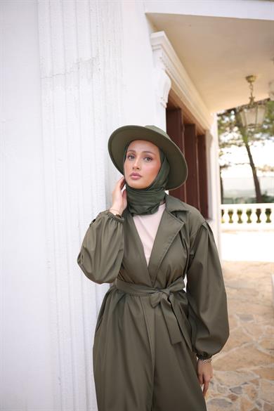 Oversize Trench Coat - Khaki