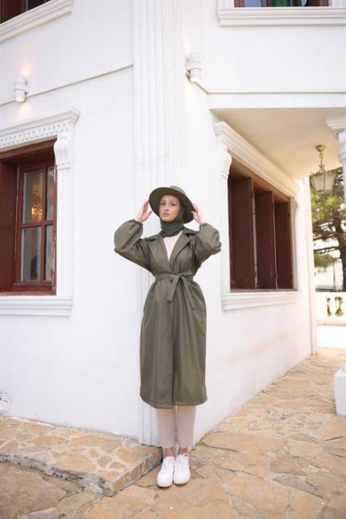 Oversize Trench Coat - Khaki