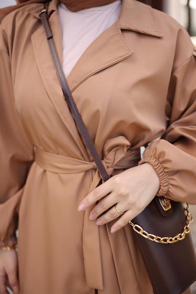 Oversize Trench Coat - Tan