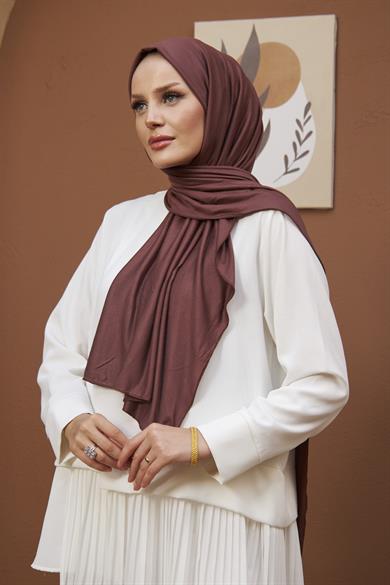 Combed Cotton Shawl - Copper