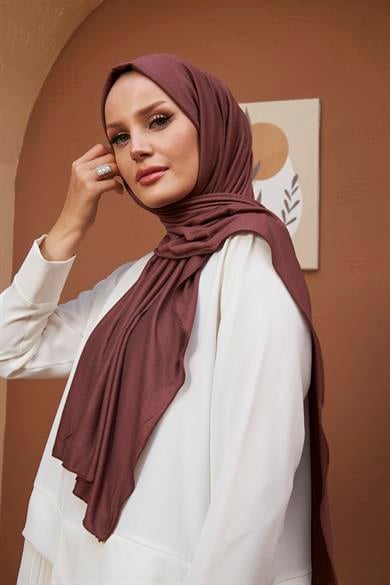 Combed Cotton Shawl - Copper