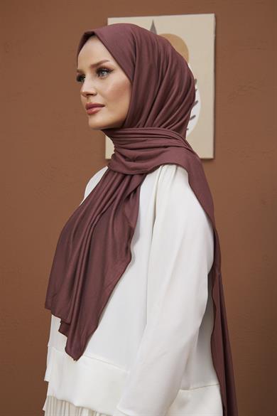 Combed Cotton Shawl - Copper