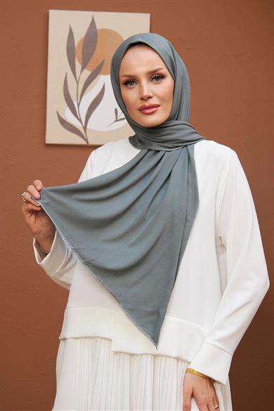 Combed Cotton Shawl - Mint Green