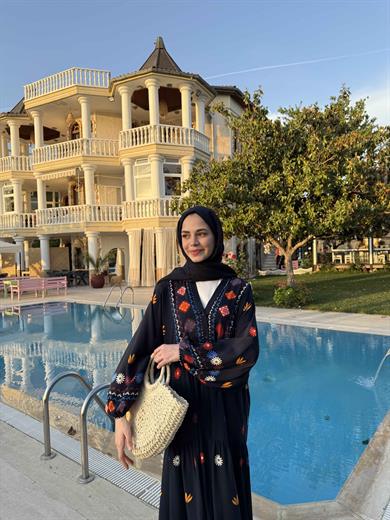 Rabia Elbise - Lacivert