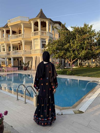 Rabia Elbise - Lacivert