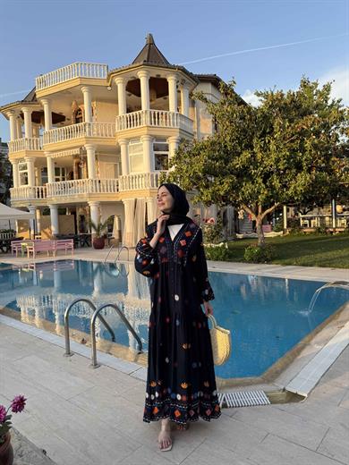 Rabia Elbise - Lacivert