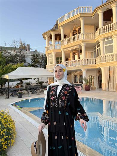 Rabia Elbise - Siyah