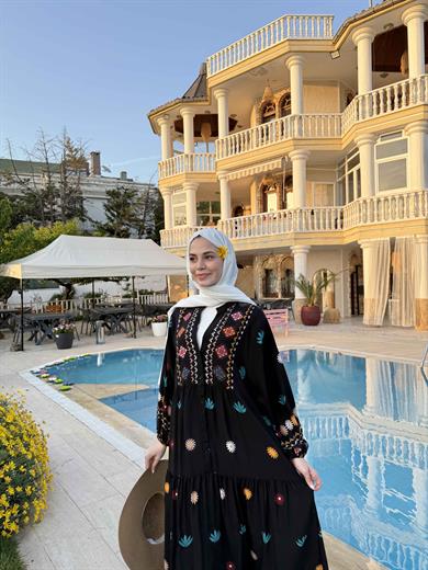 Rabia Elbise - Siyah