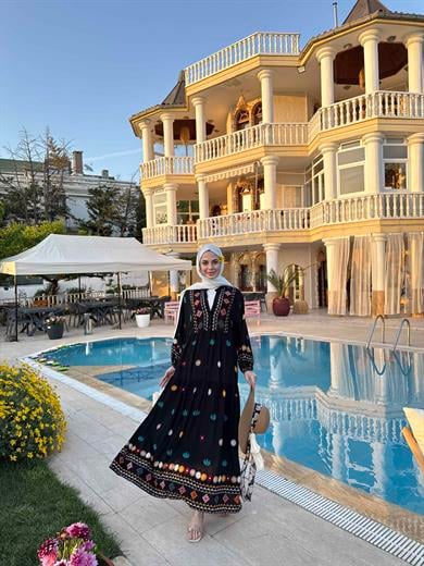 Rabia Elbise - Siyah