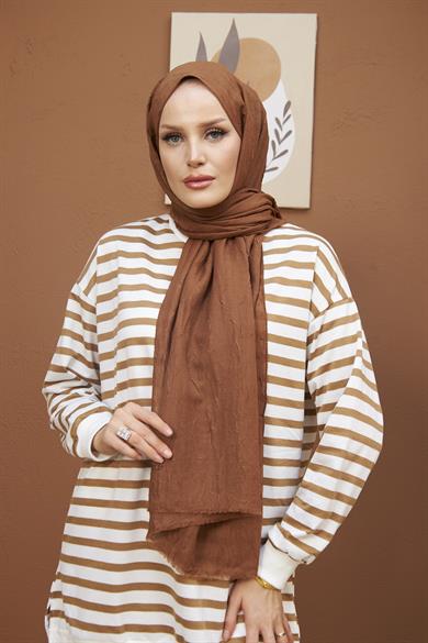 Colored Sweatshirt - Brown